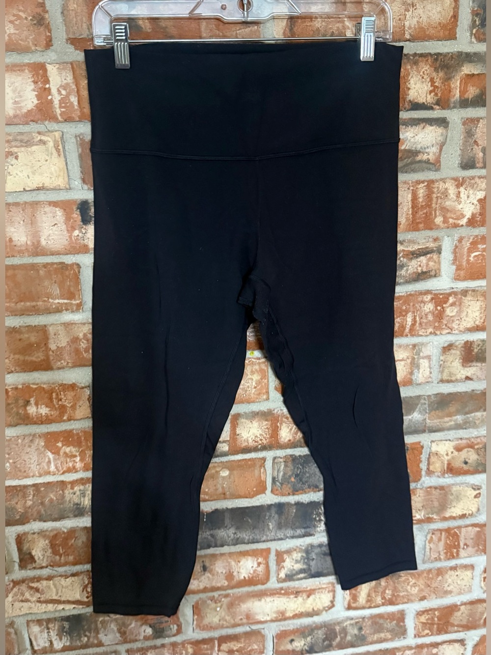 lululemon athletica Black Capri Leggings